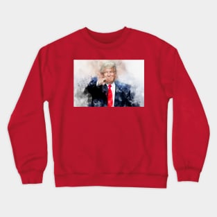 Donald Trump pointing. President of the United States Crewneck Sweatshirt